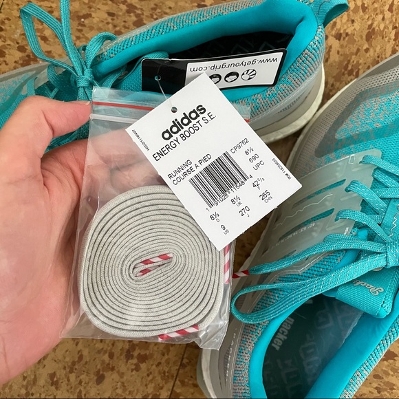 NWT Adidas x Packer x Solebox Energy Boost Tennis Shoes Blue Running - Picture 11 of 16